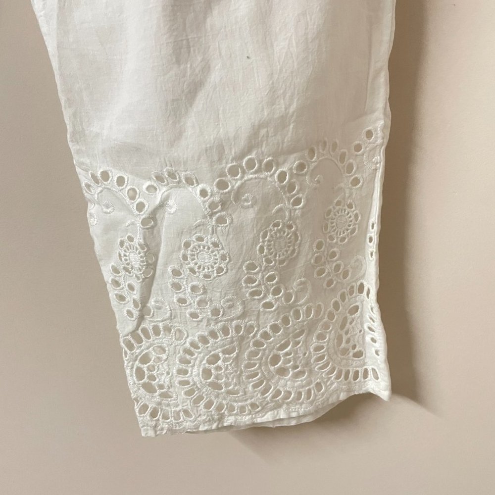 Medium- White 100% Cotton pants - Picture 4 of 4